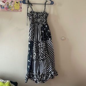 Sandy liang tie sleeve dress size xs